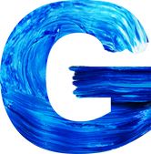 Letter G Paint Stroke Alphabet