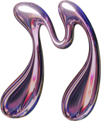Pressed Molten Metallic Letter M